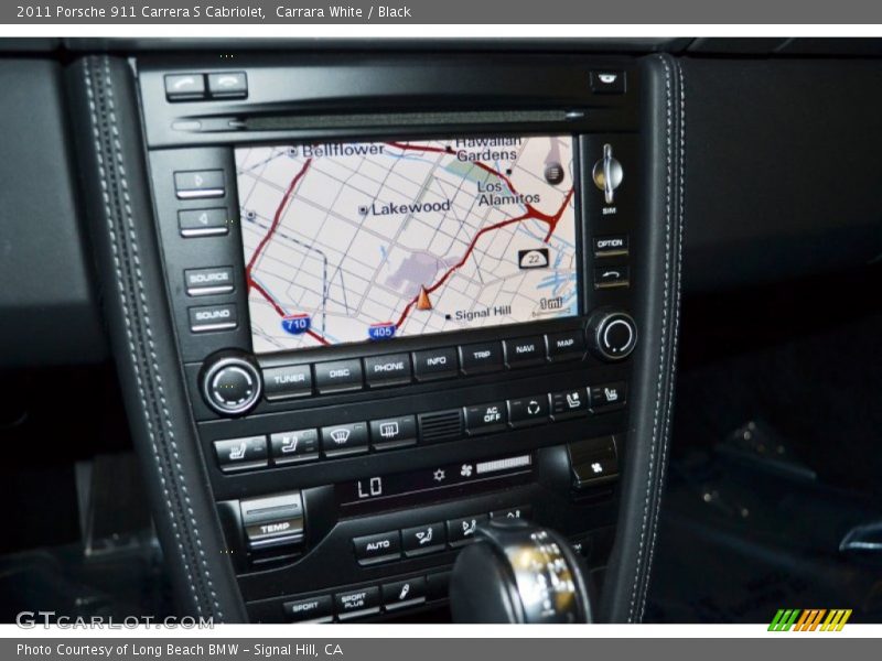 Navigation of 2011 911 Carrera S Cabriolet