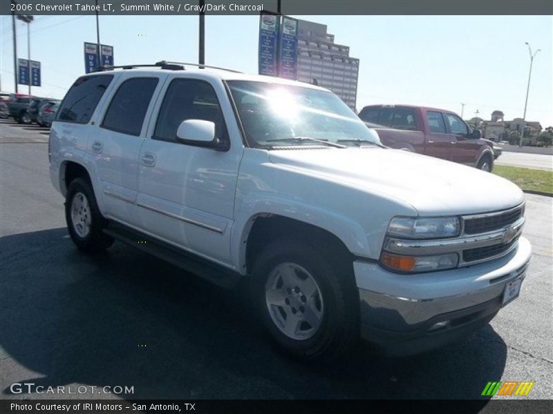 Summit White / Gray/Dark Charcoal 2006 Chevrolet Tahoe LT