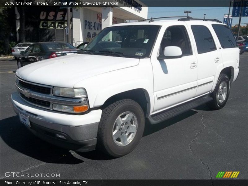 Summit White / Gray/Dark Charcoal 2006 Chevrolet Tahoe LT