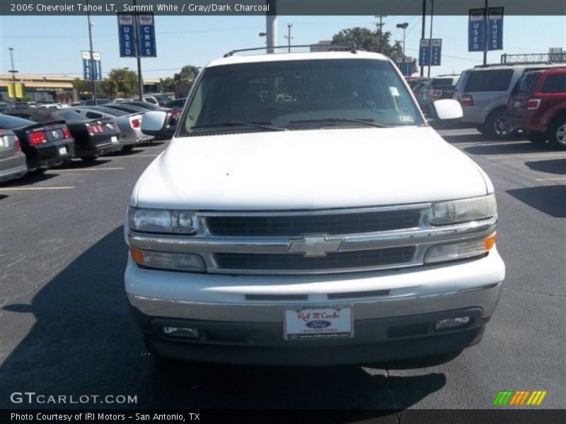 Summit White / Gray/Dark Charcoal 2006 Chevrolet Tahoe LT