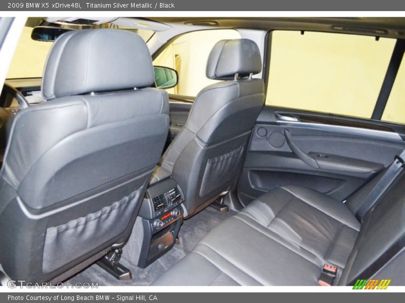 Titanium Silver Metallic / Black 2009 BMW X5 xDrive48i