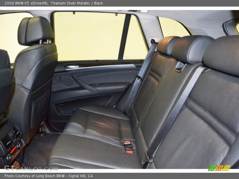 Titanium Silver Metallic / Black 2009 BMW X5 xDrive48i