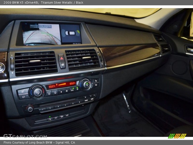 Titanium Silver Metallic / Black 2009 BMW X5 xDrive48i