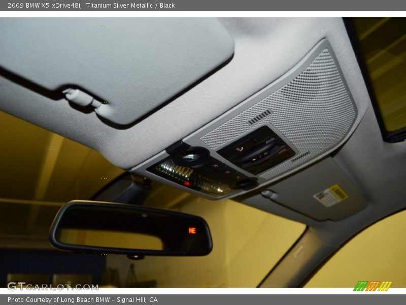 Titanium Silver Metallic / Black 2009 BMW X5 xDrive48i