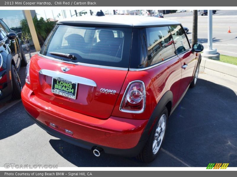 Chili Red / Carbon Black 2013 Mini Cooper Hardtop