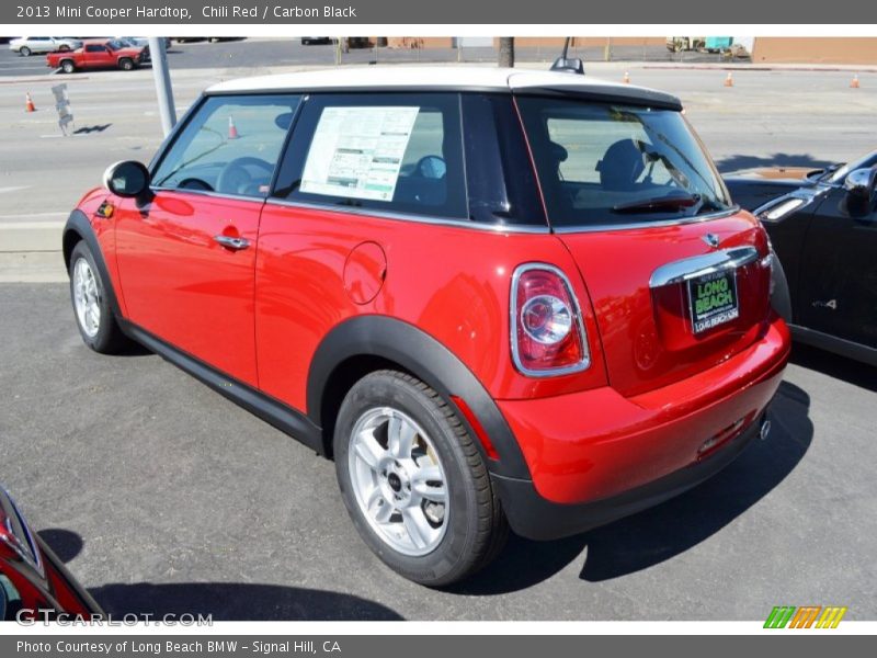 Chili Red / Carbon Black 2013 Mini Cooper Hardtop