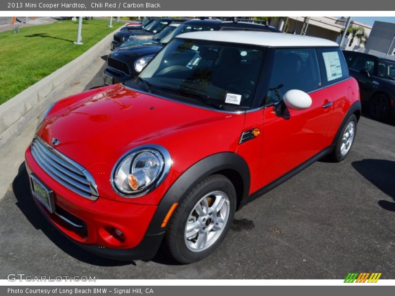 Chili Red / Carbon Black 2013 Mini Cooper Hardtop