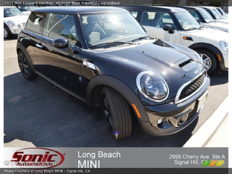 Midnight Black Metallic / Carbon Black 2013 Mini Cooper S Hardtop