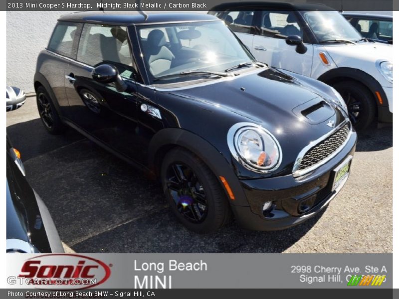 Midnight Black Metallic / Carbon Black 2013 Mini Cooper S Hardtop