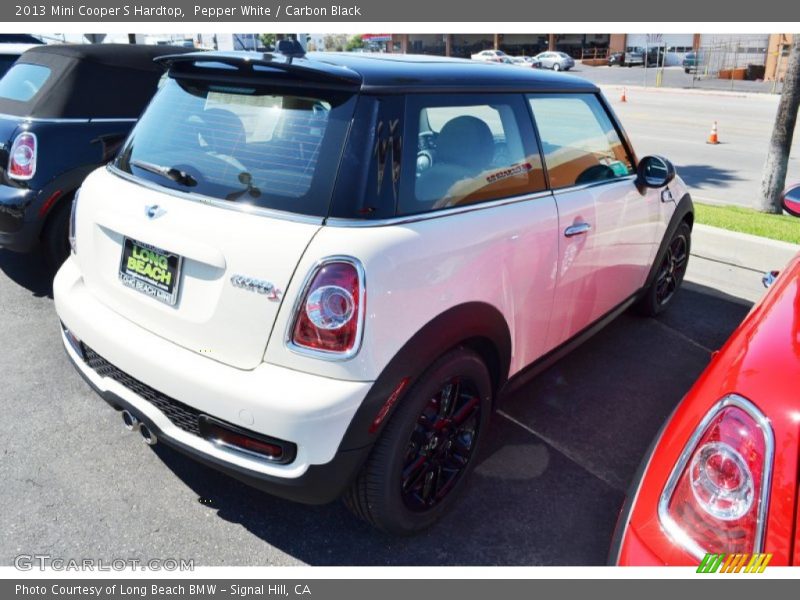 Pepper White / Carbon Black 2013 Mini Cooper S Hardtop