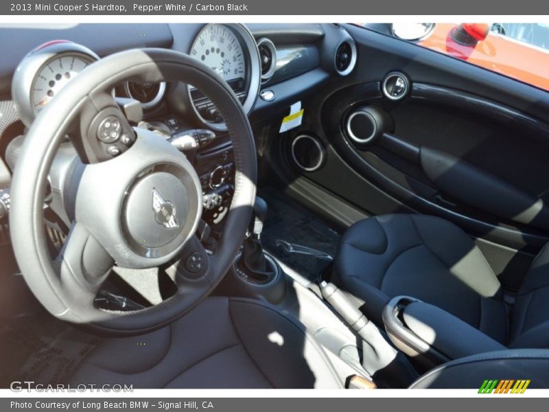 Pepper White / Carbon Black 2013 Mini Cooper S Hardtop