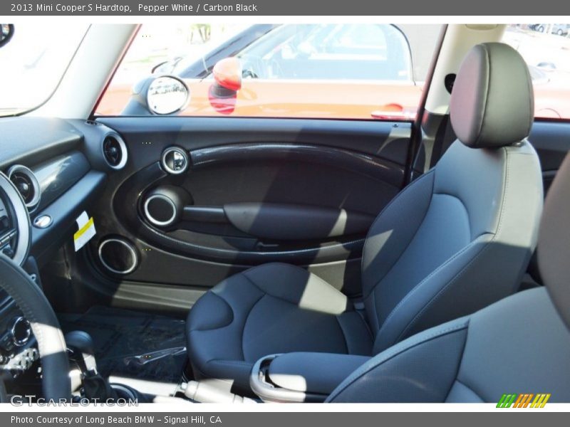 Pepper White / Carbon Black 2013 Mini Cooper S Hardtop