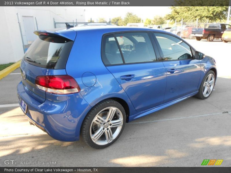 Rising Blue Metallic / Titan Black 2013 Volkswagen Golf R 4 Door 4Motion