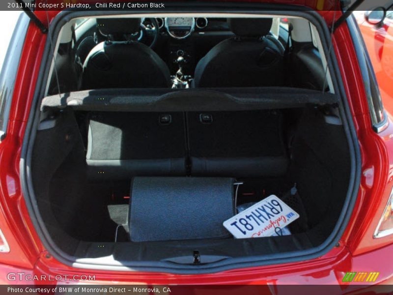 Chili Red / Carbon Black 2011 Mini Cooper S Hardtop