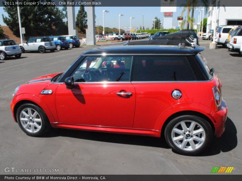 Chili Red / Carbon Black 2011 Mini Cooper S Hardtop