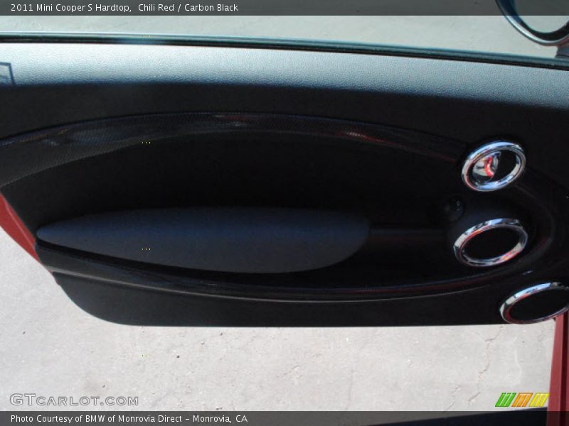 Chili Red / Carbon Black 2011 Mini Cooper S Hardtop