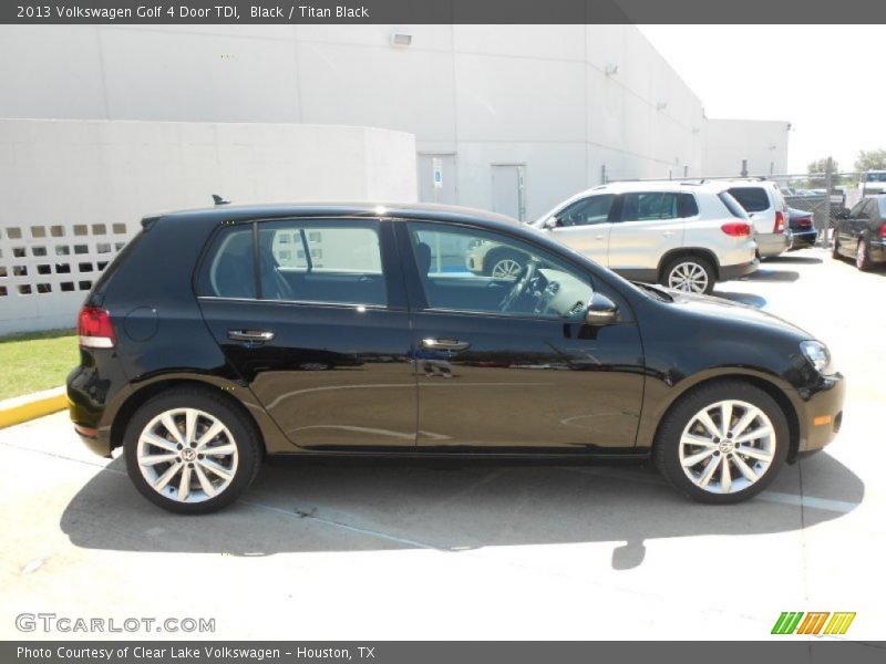 Black / Titan Black 2013 Volkswagen Golf 4 Door TDI