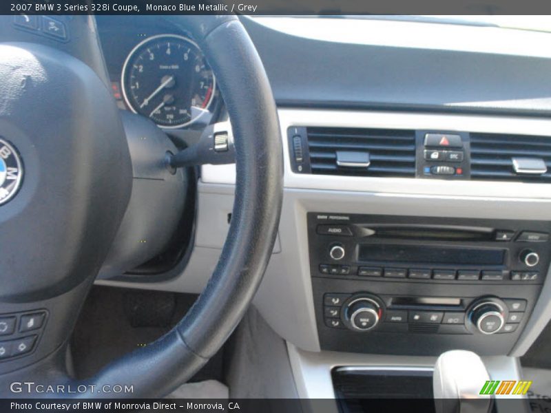 Monaco Blue Metallic / Grey 2007 BMW 3 Series 328i Coupe