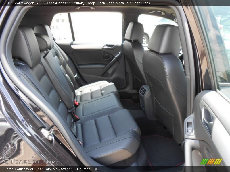 Rear Seat of 2013 GTI 4 Door Autobahn Edition