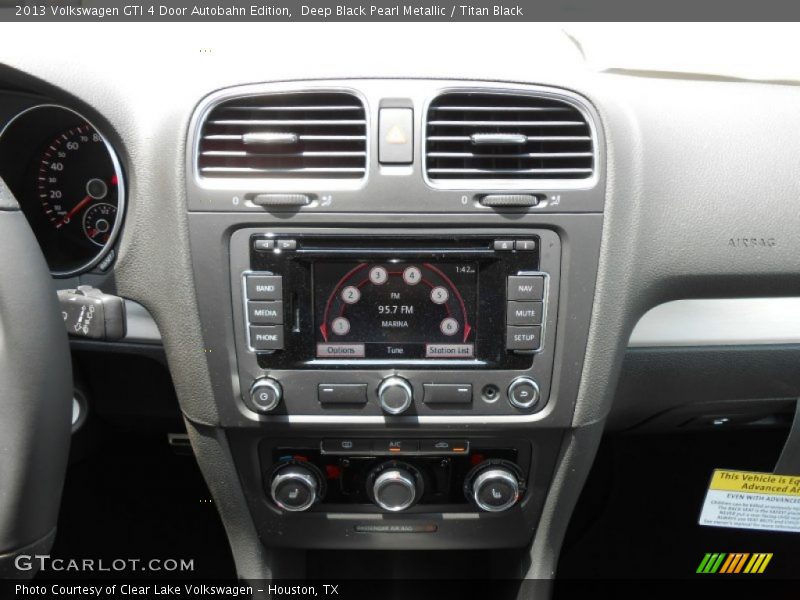 Controls of 2013 GTI 4 Door Autobahn Edition