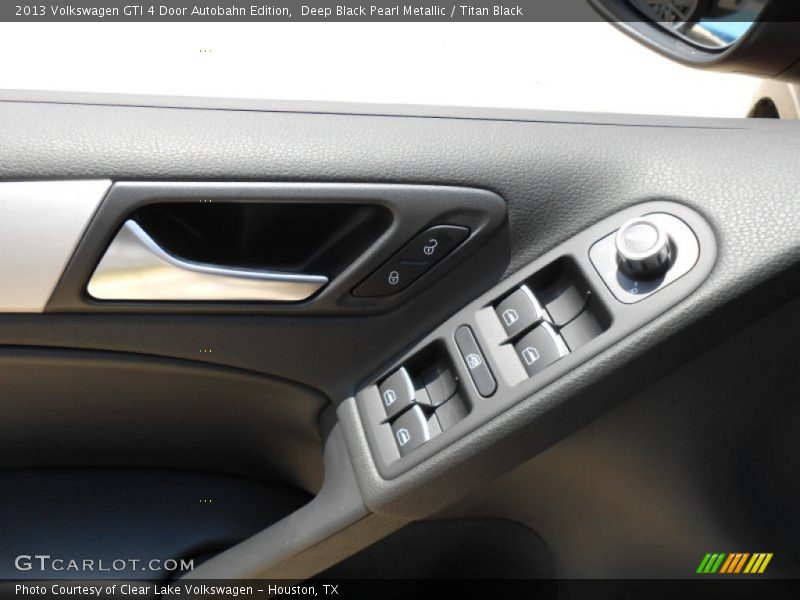 Deep Black Pearl Metallic / Titan Black 2013 Volkswagen GTI 4 Door Autobahn Edition