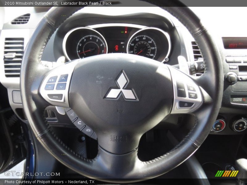 Labrador Black Pearl / Black 2010 Mitsubishi Outlander SE