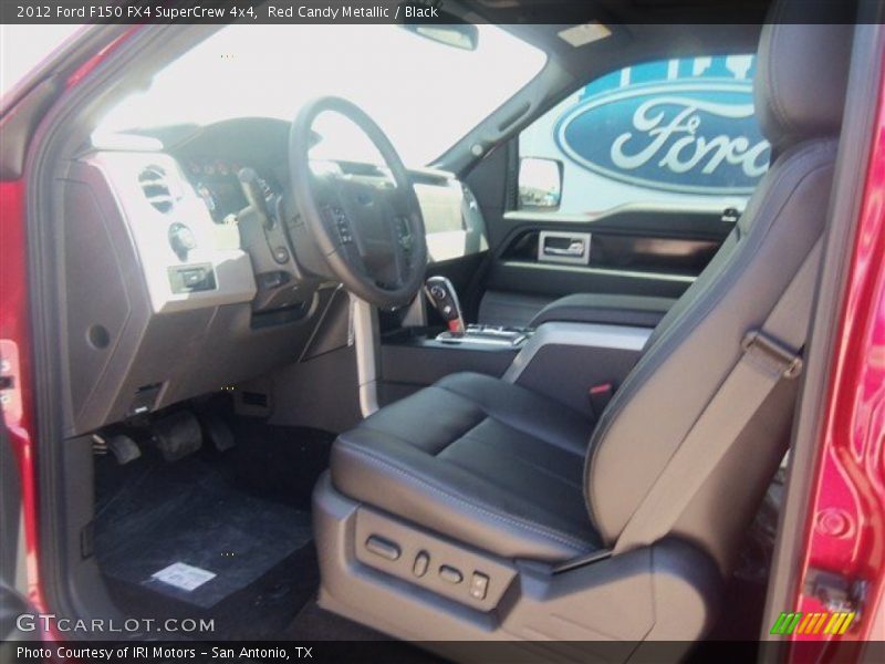 Red Candy Metallic / Black 2012 Ford F150 FX4 SuperCrew 4x4