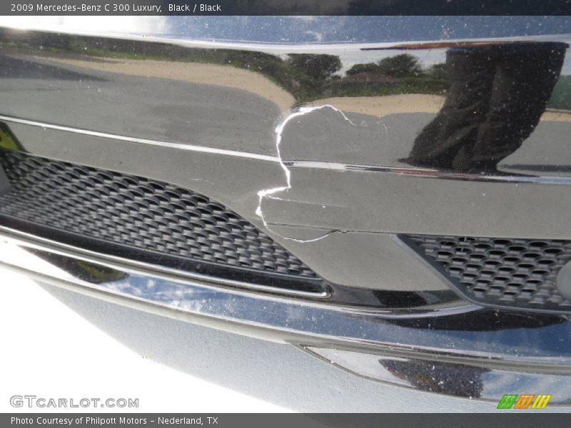 Black / Black 2009 Mercedes-Benz C 300 Luxury