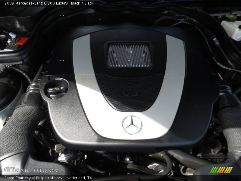 Black / Black 2009 Mercedes-Benz C 300 Luxury