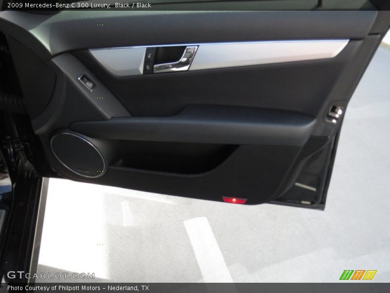 Black / Black 2009 Mercedes-Benz C 300 Luxury