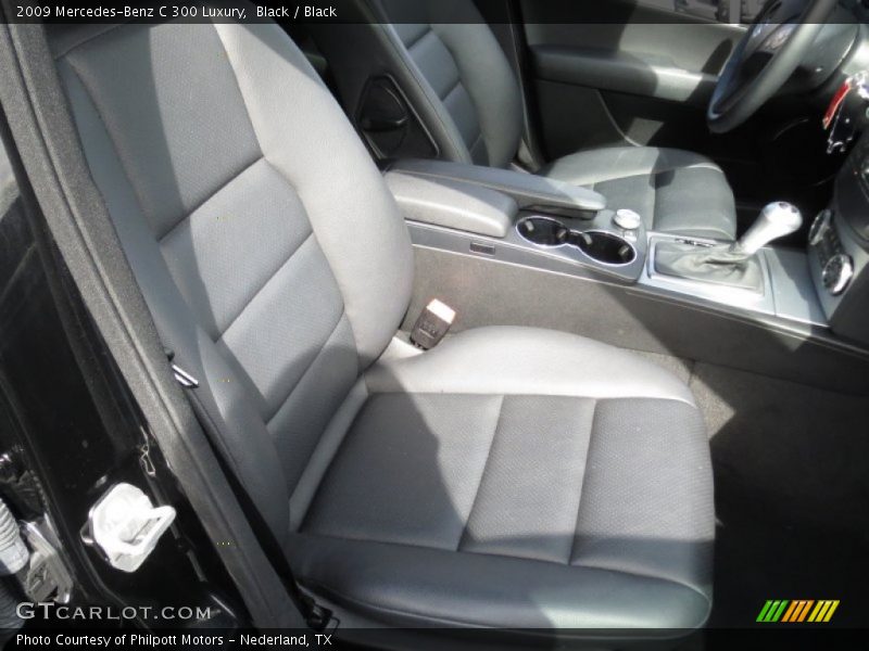 Black / Black 2009 Mercedes-Benz C 300 Luxury