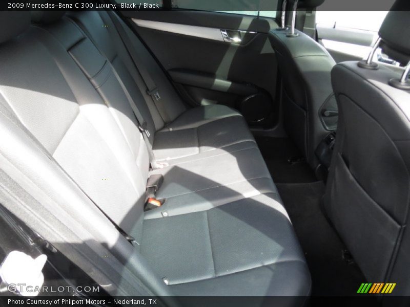 Black / Black 2009 Mercedes-Benz C 300 Luxury