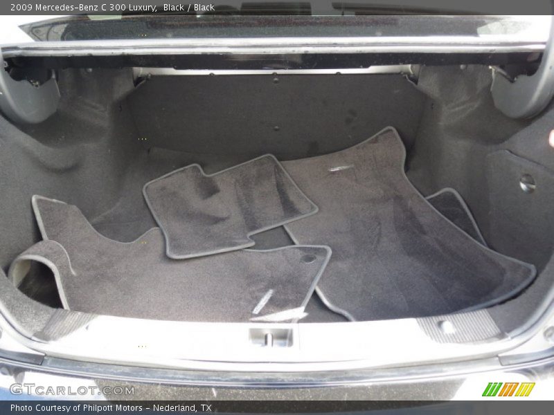 Black / Black 2009 Mercedes-Benz C 300 Luxury