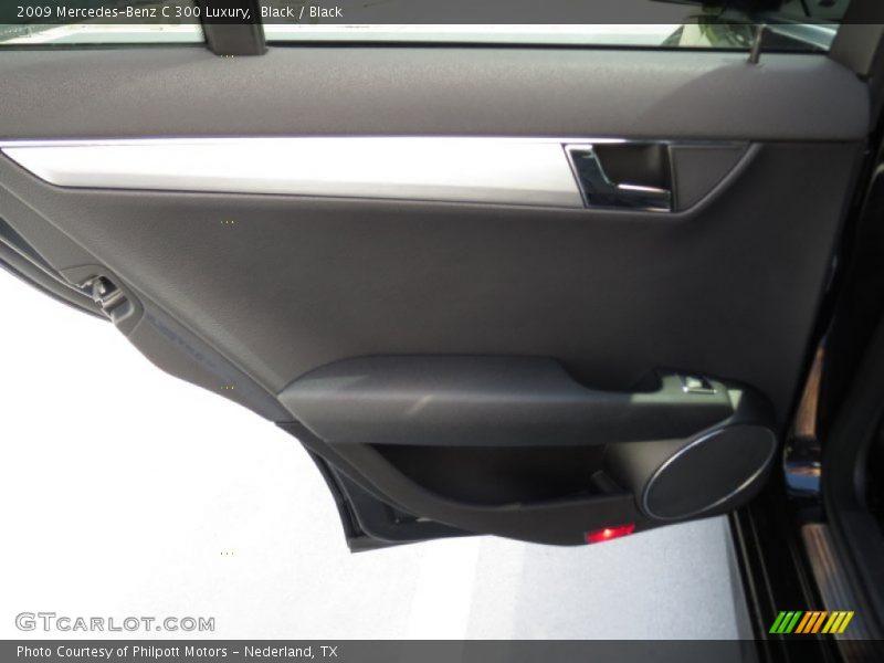 Black / Black 2009 Mercedes-Benz C 300 Luxury