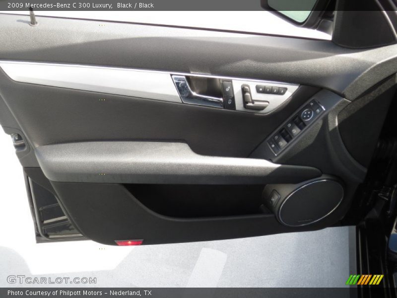 Black / Black 2009 Mercedes-Benz C 300 Luxury