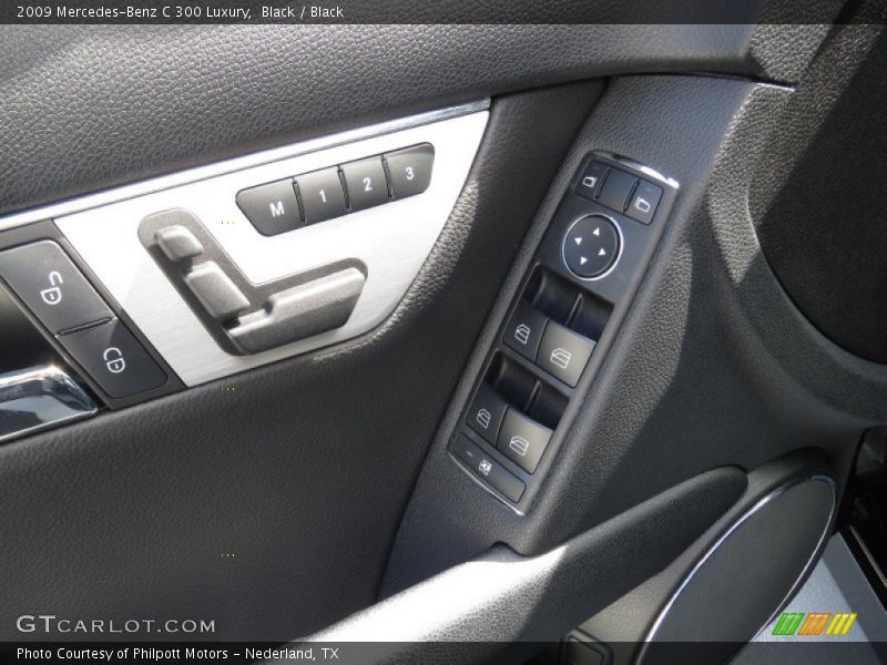 Black / Black 2009 Mercedes-Benz C 300 Luxury