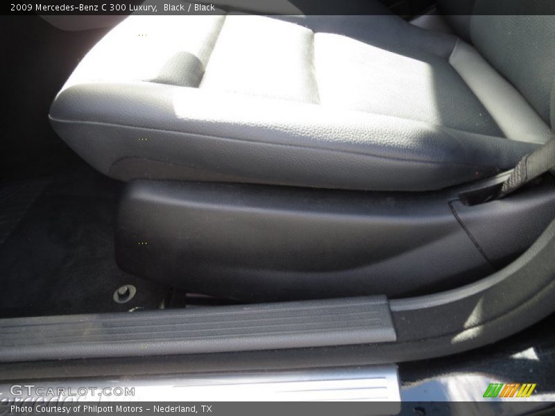 Black / Black 2009 Mercedes-Benz C 300 Luxury