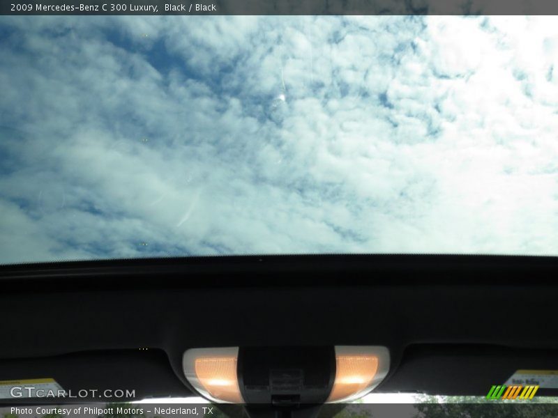 Black / Black 2009 Mercedes-Benz C 300 Luxury