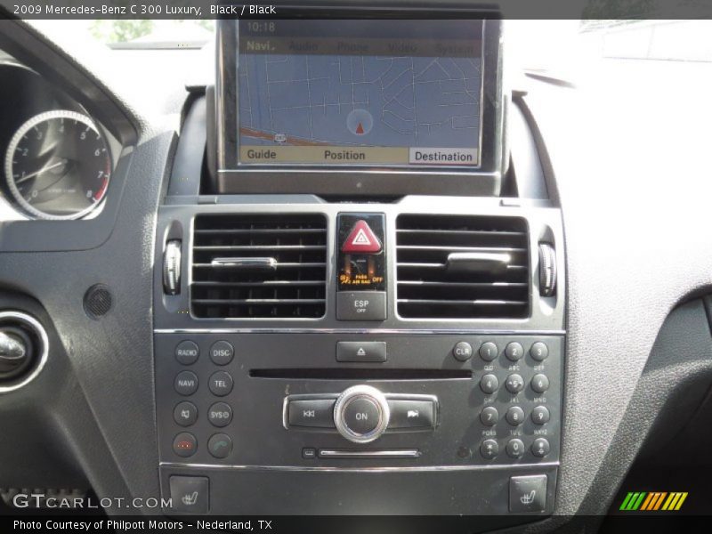Black / Black 2009 Mercedes-Benz C 300 Luxury