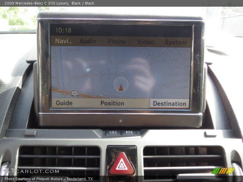 Black / Black 2009 Mercedes-Benz C 300 Luxury