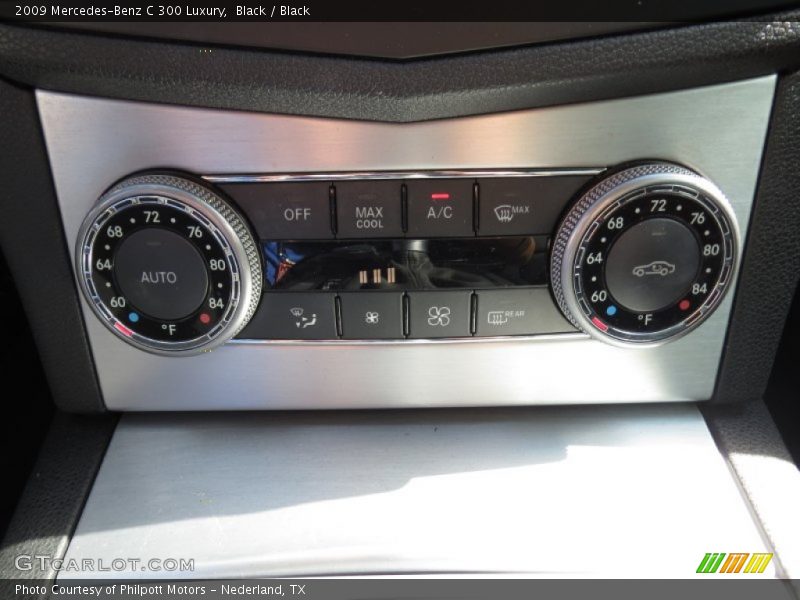 Black / Black 2009 Mercedes-Benz C 300 Luxury