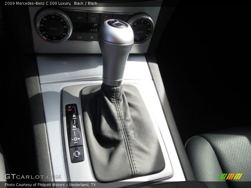 Black / Black 2009 Mercedes-Benz C 300 Luxury