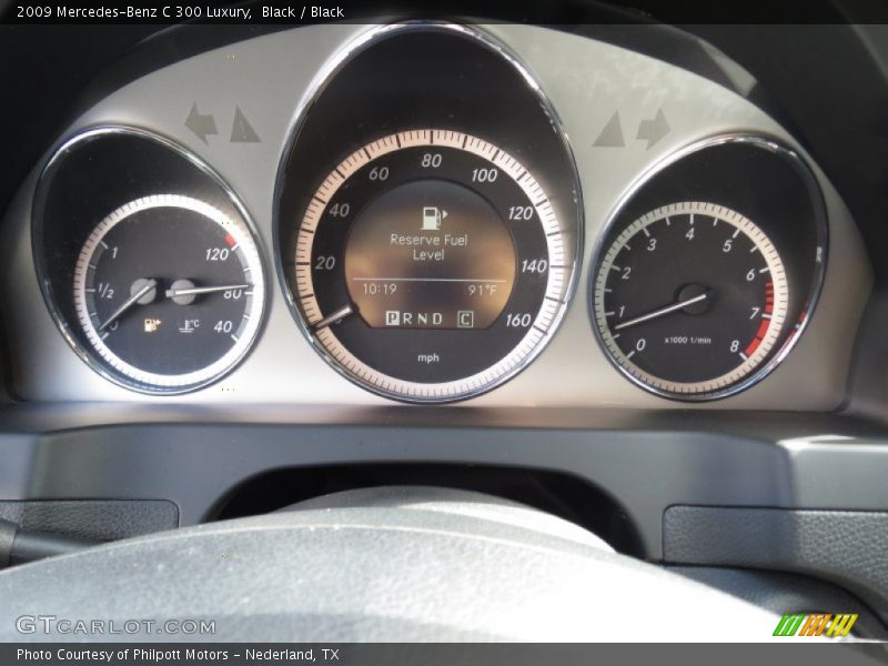 Black / Black 2009 Mercedes-Benz C 300 Luxury