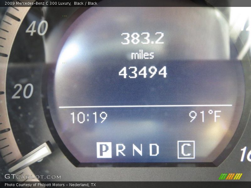 Black / Black 2009 Mercedes-Benz C 300 Luxury