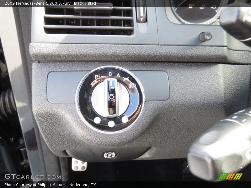 Black / Black 2009 Mercedes-Benz C 300 Luxury
