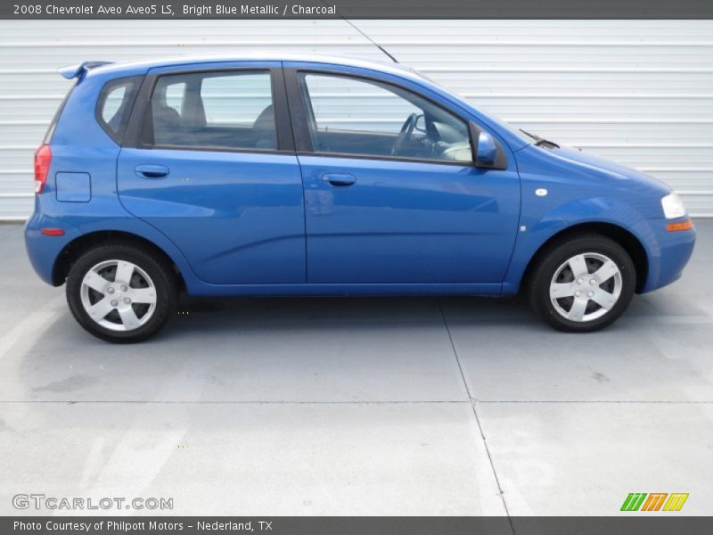 Bright Blue Metallic / Charcoal 2008 Chevrolet Aveo Aveo5 LS