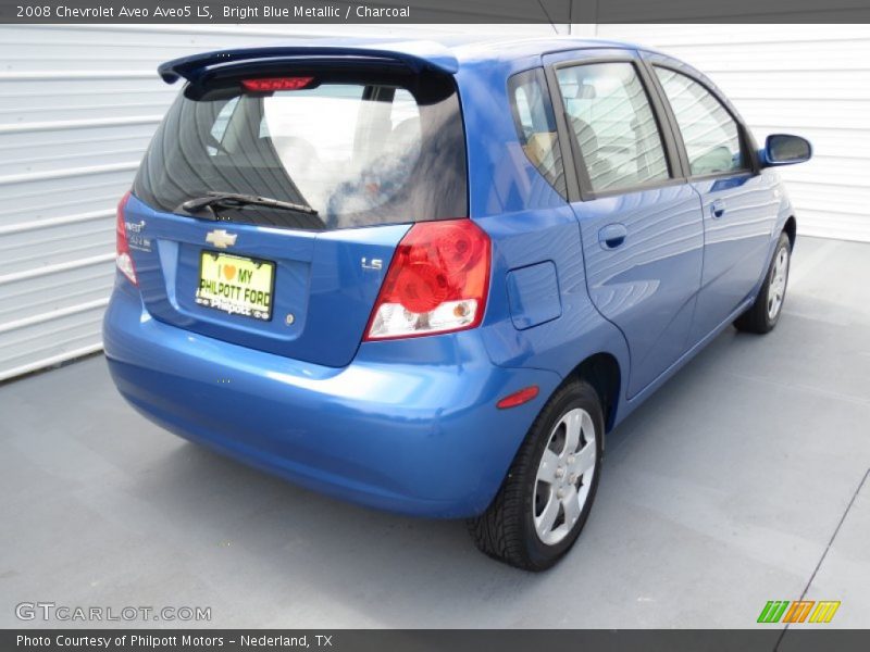 Bright Blue Metallic / Charcoal 2008 Chevrolet Aveo Aveo5 LS
