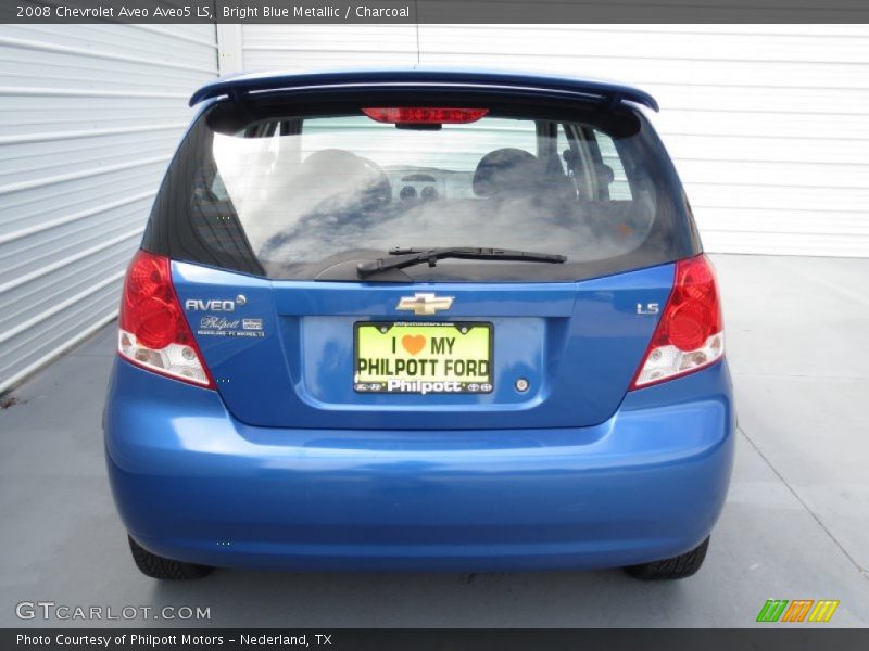 Bright Blue Metallic / Charcoal 2008 Chevrolet Aveo Aveo5 LS