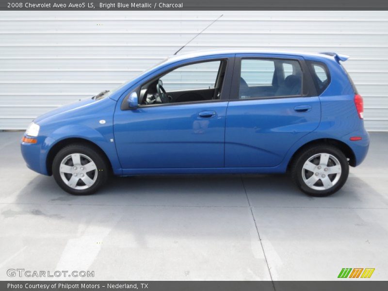 Bright Blue Metallic / Charcoal 2008 Chevrolet Aveo Aveo5 LS