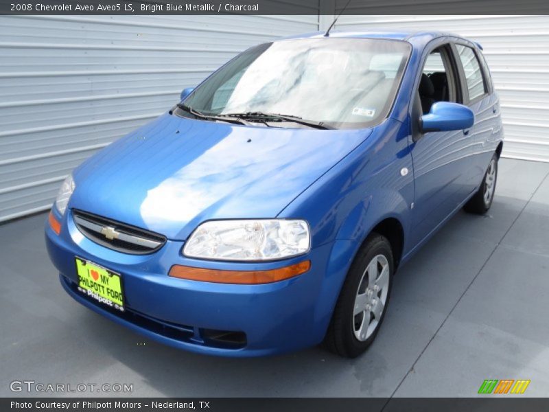 Bright Blue Metallic / Charcoal 2008 Chevrolet Aveo Aveo5 LS